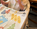 babycare宝宝一次性餐垫儿童外出吃饭便携餐具防水隔污桌布餐桌垫20片/盒 实拍图