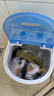 长虹迷你洗衣机小型半全自动内衣内裤家用单桶洗衣机洗脱一体母婴儿童学生宿舍出租房公寓洗袜子神器 白色4.5KG+蓝光除菌+沥水篮 实拍图