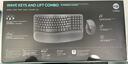 罗技（Logitech）Wave Combo 无线人体工学键鼠套装 垂直鼠标 无线蓝牙鼠标 办公键盘 无线键盘 蓝牙键盘 黑色 实拍图