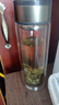 【京东物流配送】高硼硅双层玻璃杯大容量泡茶杯水杯子茶水分离杯 【双层加厚】茶杯350ml1只 实拍图