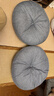 quatrefoil 棉麻加厚坐垫四季椅子垫榻榻米蒲团垫屁垫40*40*15cm灰色 实拍图