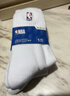 NBA袜子男士跑步运动袜吸汗无骨棉袜夏季抗菌防臭消臭中筒篮球袜3双 实拍图