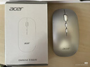 宏碁（acer）无线鼠标无线蓝牙鼠标双模便携商务笔记本电脑手机平板MAC通用静轻音办公鼠标可充电OMR050 银色【无线2.4G充电版】 实拍图
