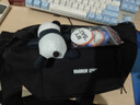 回力斜挎包男ins风运动大容量胸包潮牌复古百搭工装单肩包女学生背包 经典黑色【徽章4枚+熊猫挂件】 实拍图