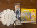 得力（deli）(deli)水粉颜料24色5ml绘画彩绘水粉画学生儿童入门级套装含毛笔美术绘画女孩出游可水洗手搓颜料 实拍图