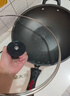 炊大皇炒锅不粘锅少油烟平底多用煎炒锅36cm电磁炉通用健康CKN4636BF 实拍图
