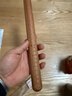 魔幻厨房乌檀木擀面杖30cm实木压面棍工具家用擀面棍擀饺子皮神器擀面棒 实拍图
