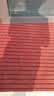 京东京造条纹拉绒入户垫 家用可裁剪除尘防滑吸水地垫进户门 红色80*120cm 实拍图