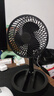 电风扇伸缩折叠小风扇宿舍家用静音充电型办公台式USB桌面宿舍大风力夏台面落地两用折叠电风扇 颜色随机 直插款无档位开关1个装 实拍图
