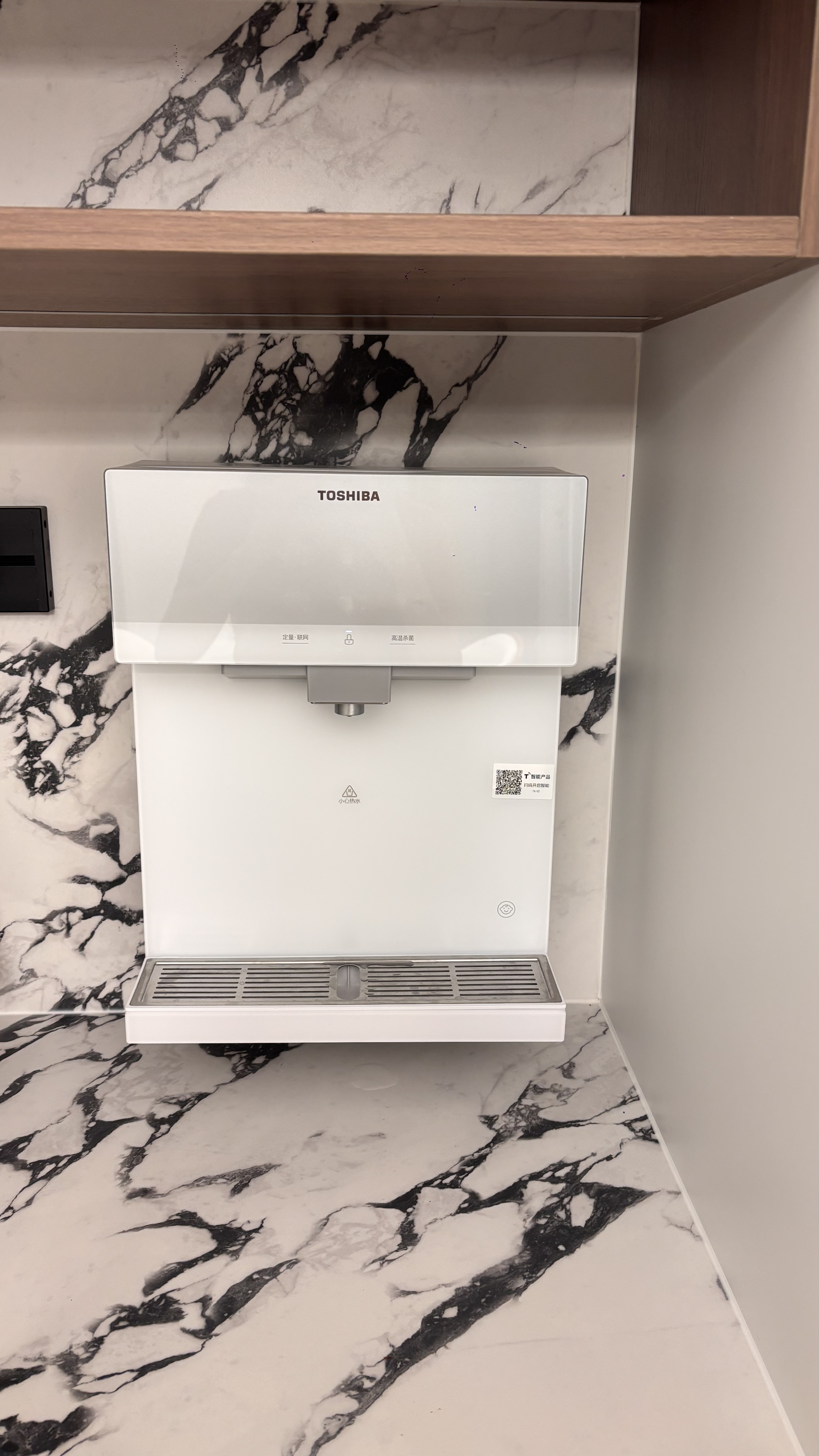 美的（Midea）净水器机母婴家用厨下式RO反渗透加热直饮一体机壁挂嵌入式管线机餐边柜净冷热前置过滤全屋套装 【白方格套装】即热4维杀菌两件套 实拍图