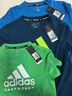 阿迪达斯（adidas）儿童T恤夏季户外运动休闲百搭短袖 白+金  164  实拍图