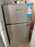 华宝小冰箱小型家用出租房用冷藏冷冻两用一级能效节能省电迷你宿舍寝室办公室二门电冰箱 【一级能效】68L银色【全国联保】 实拍图