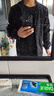 罗蒙（ROMON）夹克男潮流春秋季商务行政立领宽松休闲防风外套男装JK83黑色2XL 实拍图