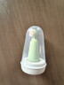 马博士指套牙刷婴儿硅胶手指套牙刷1-3岁宝宝乳牙刷牙齿舌苔清洁器绿色 实拍图