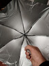 【已售100万】手动UV折叠黑胶防晒防紫外线遮阳晴雨两用伞 【爆款雨伞】7骨内层银胶纯色随机 实拍图
