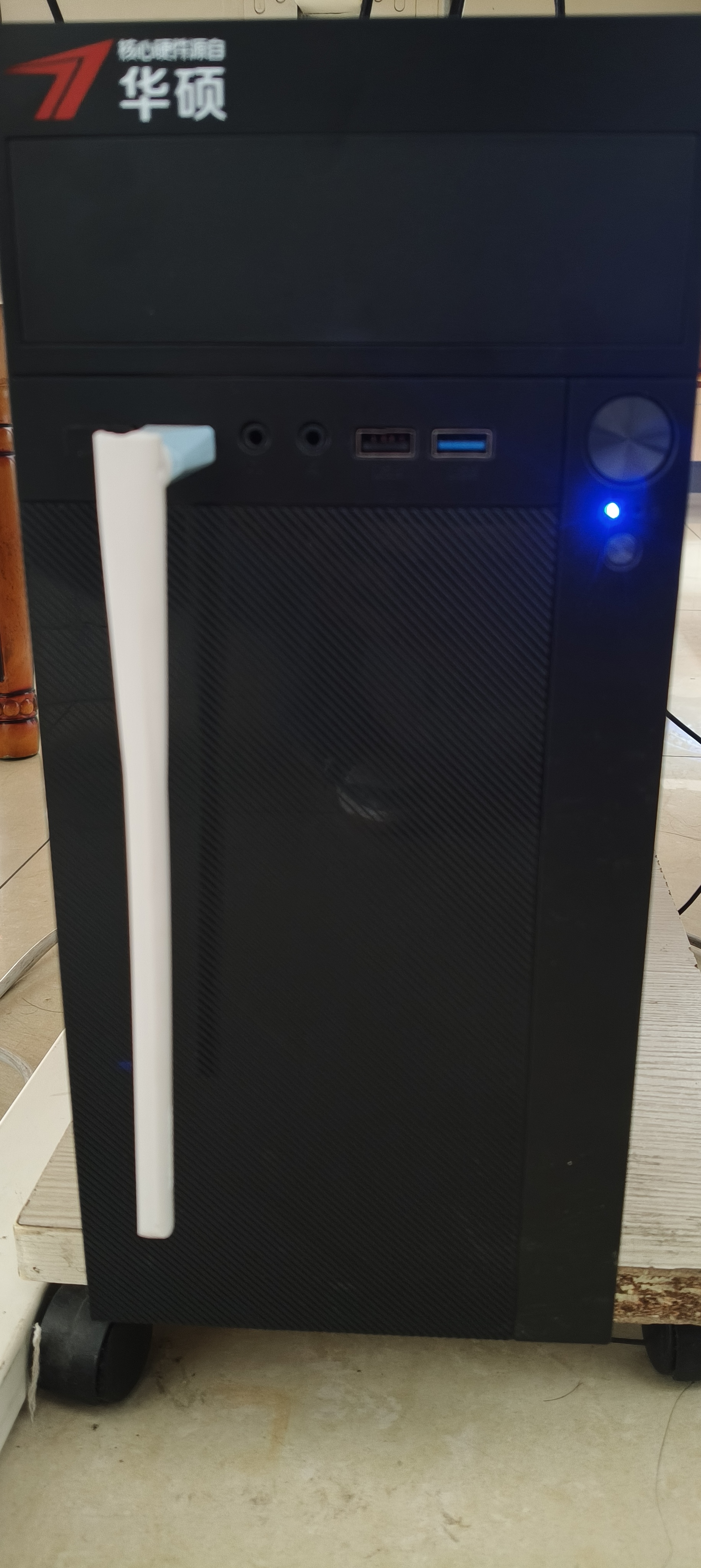 华硕（ASUS）【14代酷睿i7】台式电脑主机独显商务办公家用游戏设计渲染企业补贴组装电脑整机全套 A：酷睿i5/16G/756G/商务办公独显 华硕单主机(五年质保+国行带票) 实拍图