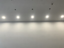 雷士（NVC）LED筒灯客厅过道嵌入式天花灯商用大功率12瓦PP漆白暖白-绿色家居 实拍图