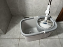 百家好世旋转拖把32cm拖布127cm杆长2棉头家用一拖净免手洗2026款甩干桶 实拍图