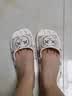 安尚芬踩屎感拖鞋男士夏季外穿2026新款室内家居浴室防滑防臭eva凉拖男 白色（XX熊） 42-43 【适合41-42脚穿】 实拍图