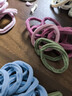 混色发绳发绳发圈头绳简约扎高马尾皮筋少女可爱头饰无缝高弹力 7#全套系列混色发50根袋装 实拍图