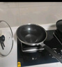 炊大皇炒锅304不锈钢有钛炒菜锅煎锅平底不粘炒锅32cm 可立可视盖不挑灶 实拍图