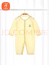贝瑞加（Babyprints）婴儿连体衣新生儿纯棉衣服轻薄四季内衣男女宝宝柔软爬服 黄66 实拍图