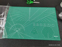 得力(deli)A3耐用PVC切割垫板桌垫/鼠标垫/书写垫 大号可水洗手工桌面刻板裁纸美工垫 绿色78401 实拍图