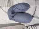 MUJI【自营限定】舒适颈部靠枕-蓝灰条纹 u型枕颈枕飞机旅行枕脖枕 实拍图