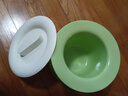 茶花痰盂塑料尿盆儿童尿壶加厚坐便器婴儿便盆宝宝马桶产妇孕妇尿盆 草绿色 带手柄 实拍图
