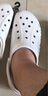 CROCS卡骆驰洞洞鞋贝雅男鞋女鞋轻便耐磨一脚蹬拖鞋休闲鞋|10126 白-100 46 /47(300mm) 实拍图