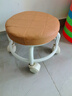 【京喜甄选】椅子万向轮美缝凳子带轮旋转擦地矮凳美甲修脚凳滑轮 儿童凳-咖色款 实拍图