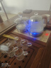 开品 全自动底部上水感应续水烧水壶 家用办公电茶炉烧水消毒电热水壶 嵌入式玻璃烧水壶茶桌一体套装 1L 香槟金 20X37CM 烧水煮杯 桶水款 实拍图