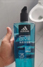 阿迪达斯（adidas）男士沐浴露洗发水洗面奶三效合一 游泳去氯清凉止痒 热情600ml 实拍图