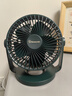 赛亿蓄电款电风扇小风扇小台扇风扇小型迷你USB便携小风扇学生宿舍床头办公室桌面电风扇2000毫安 实拍图