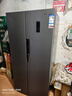 上菱601升双开门冰箱 风冷无霜一级能效变频大容量净味家用电冰箱对开门 以旧换新BSE601PWL 实拍图