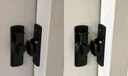 初工免打孔插销加厚门栓搭扣推拉移门锁卡扣明装卫生间防盗门扣 黑色 实拍图