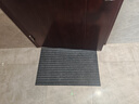 京东京造条纹拉绒入户垫 家用可裁剪除尘防滑吸水地垫进户门 灰色60*90cm 实拍图