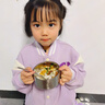 COOKSS宝宝吃饭专用碗辅食碗1-3岁以上儿童碗316不锈钢食品级辅食勺套装 实拍图