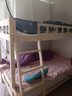 金柏栎 实木床 上下铺 小孩床 实木双人高低床母子床组合 双层床上下床 店长推荐 爬梯床+上下床垫 上100下120长200 实拍图