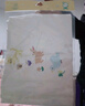 全棉时代婴儿隔汗巾纱布吸汗儿童开学幼儿园宝宝纯棉垫背小猫小鹿小鸟3条 实拍图