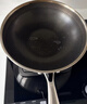 炊大皇炒锅304不锈钢有钛炒菜锅煎锅平底不粘炒锅32cm 可立可视盖不挑灶 实拍图