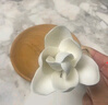 春山赴雪玉兰花线香香插香盘香托手工陶瓷捏花香座禅意香炉家居檀香沉香炉 实拍图