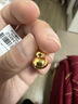 六福珠宝520礼物黄金吊坠葫芦足金挂坠不含项链 计价L01GTBP0009 约1.30克 实拍图