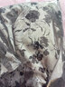 皮尔卡丹（pierre cardin）假两件裙夏季新款2026年女装气质V领短袖拼接网纱印花连衣裙 黑色 XL (建议116-128斤) 实拍图