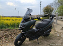 升仕ZONTES 2026新款 升仕150X踏板摩托车国四单缸水冷150cc 哑光墨绿 实拍图