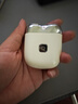 有色（yoose）剃须刀合金电动刮胡刀迷你便携亲肤旋转式 男士生日礼物送男朋友老公胡须刀礼盒 MINI 2.0亚麻白 实拍图