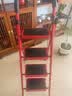 远耐乔迁梯子家用折叠梯工程梯多功能人字梯伸缩加厚室内楼梯-红四步 实拍图