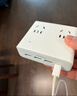 绿联S6桌面充电站插排氮化镓20W快充电器插排多功能USB/TypeC插座适用苹果小米17迷你魔盒8孔总控1.5米 实拍图