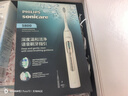 飞利浦【邱鼎杰推荐】（PHILIPS）钻石智能语音导航电动牙刷送情侣男女生 力度/漏刷提示生日母亲节礼物 霞光粉 HX5681/02 实拍图