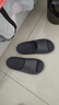 京东京造【泡泡云】踩屎感厚底轻盈防滑外穿拖鞋凉拖男士 灰色42-43 实拍图